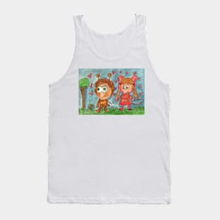 Children in Masquerade Costumes Tank Top